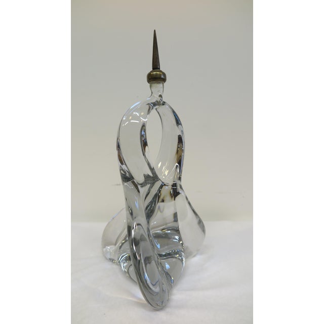 Crystal Glass Sculpture Abstract For Sale - Image 11 of 13