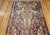Antique Persian Malayer Runner Rug, Hand-Knotted Wool, Geometric Pattern, 4x20, Ivory & Blue For Sale - Image 12 of 14