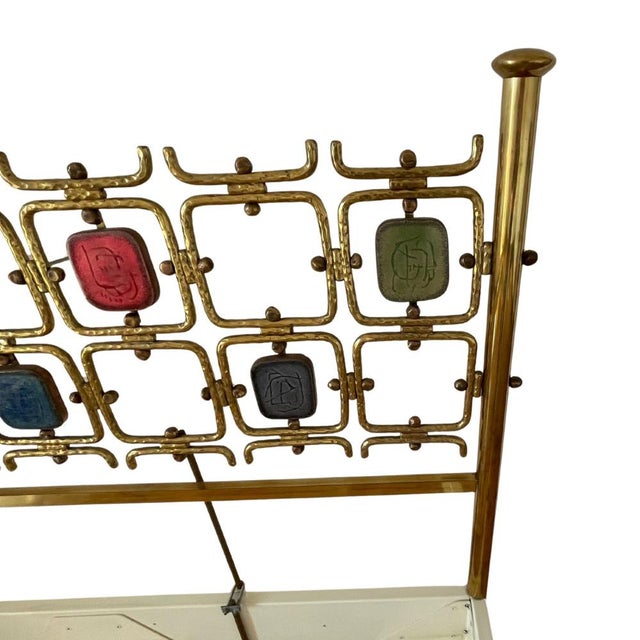 Model 8604 Bed by Osvaldo Borsani & Arnaldo Pomodoro for Tecno, Italy, 1960s For Sale - Image 15 of 18