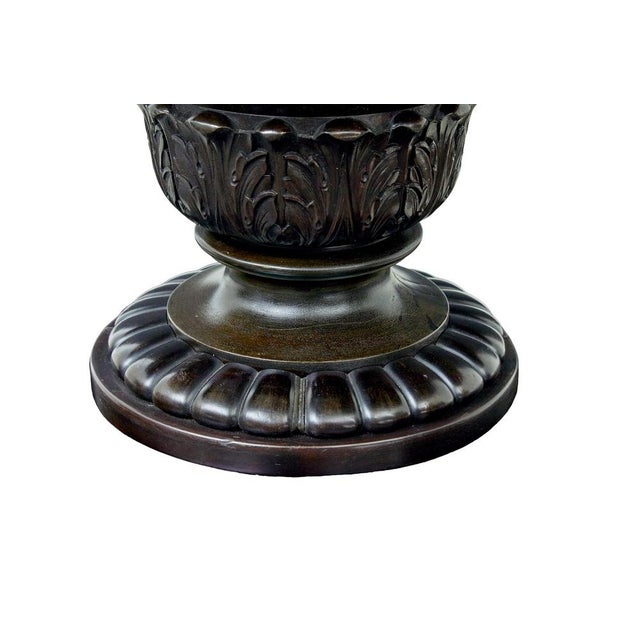 19th Century Blackened Oval Center Table, 1890s For Sale - Image 6 of 10