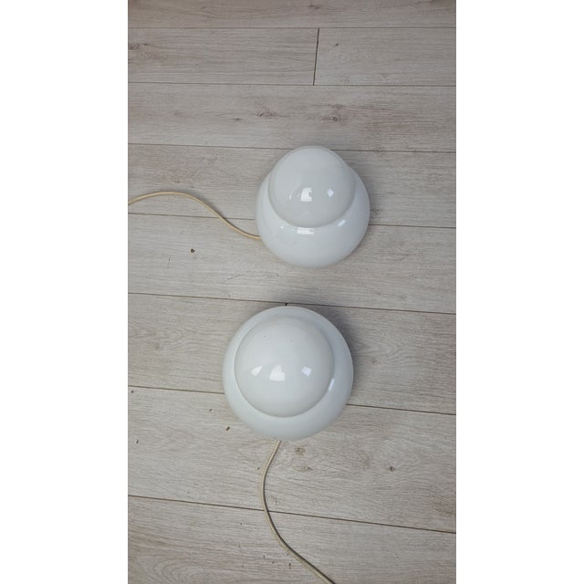 Vintage Daruma Table Lamps by Sergio Asti for Fontana Arte, 1970s, Set of 2 For Sale - Image 12 of 14