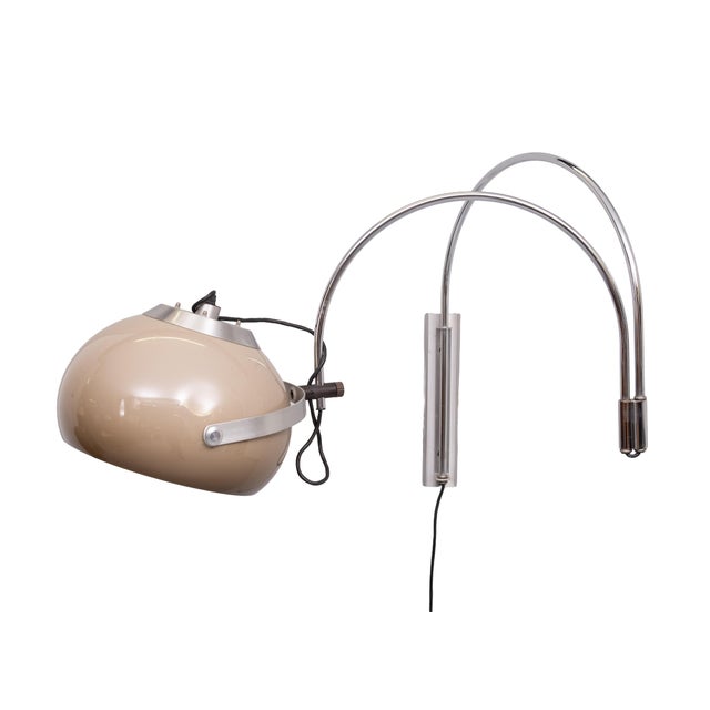 Space Ace Double Arc Wall Lamp from Dijkstra Lampen, 1970s For Sale - Image 11 of 11