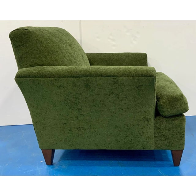 Modern Theodore Alexander Modern Green Club Chair For Sale - Image 3 of 5