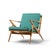 Mid-Century Modern Poul Jensen for Selig Mid Century Walnut Z Lounge Chairs For Sale - Image 3 of 10