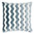 Schumacher The Wave 22" Pillow in Sky For Sale