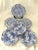 Ceramic 1990s Spode Blue & White Wild Rose/Grapes Luncheon Plates- Set of 6 For Sale - Image 7 of 7