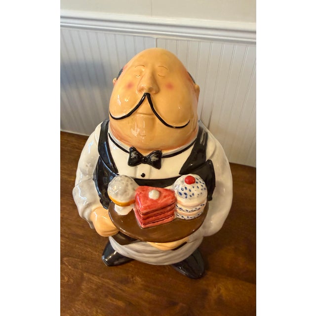 T. Flicking Certified International Butler/Waiter Cookie Jar For Sale - Image 9 of 12