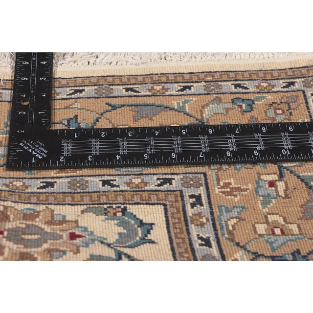 Vintage Indian Kashan Rug - 04'01 X 06'00 For Sale In Dallas - Image 6 of 9