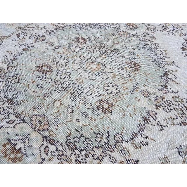 1960s 1960s Oushak Handknotted Wool Rug For Sale - Image 5 of 10
