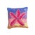 Velvet "Octi & Starry" Beachy Companion Pillows, Custom, Original For Sale - Image 4 of 5