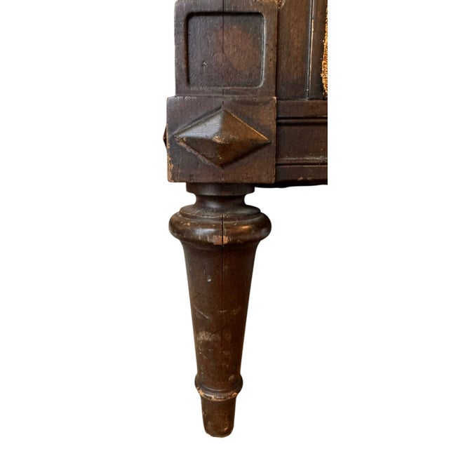 1920s A Neoclassical Settee in Botanical Tapestry Textile For Sale - Image 4 of 13