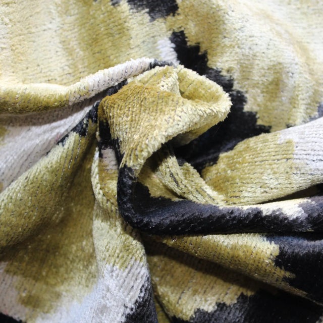 Textile Contemporary Bohemian Multi Color Hand Knotted Pillow For Sale - Image 7 of 8