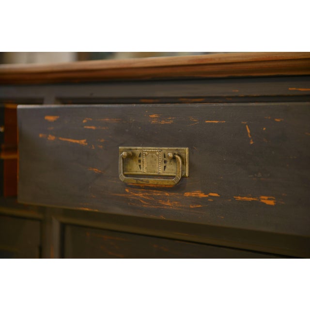 1960s Patinated Pine Buffet, 1960s For Sale - Image 5 of 12