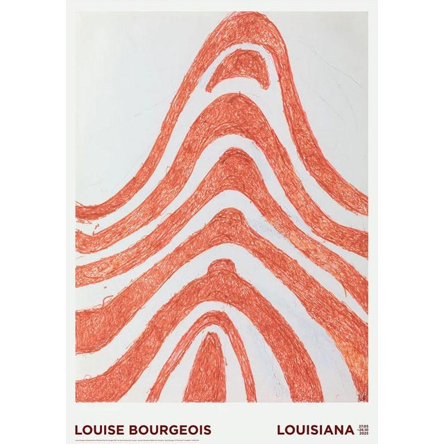 Louise Bourgeois Dyssemmétrie Official Exhibition Poster Dimensions: 16,5 x 23,3 in / 42 x 59,4 cm Sold unframed