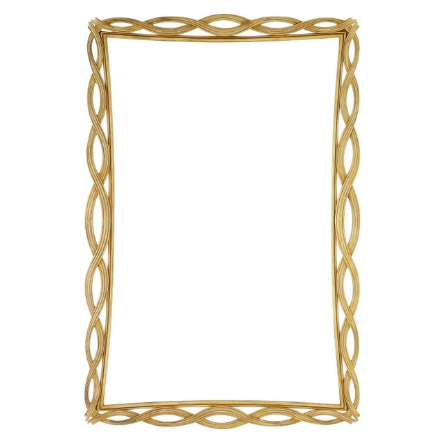 Early 21st Century Mirror in Carved Giltwood Frame by Chelini For Sale - Image 5 of 5