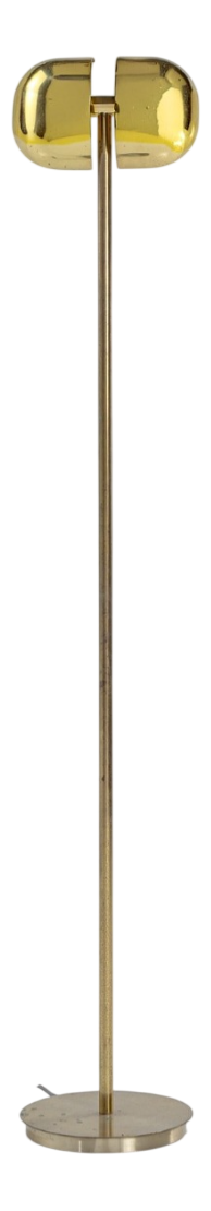 Vintage Floor Lamp in Brass and Bronze, 1960s
