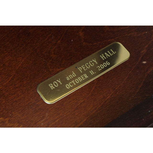 Howard Miller Trestle Tall Case Grandfather Floor Clock For Sale - Image 17 of 18