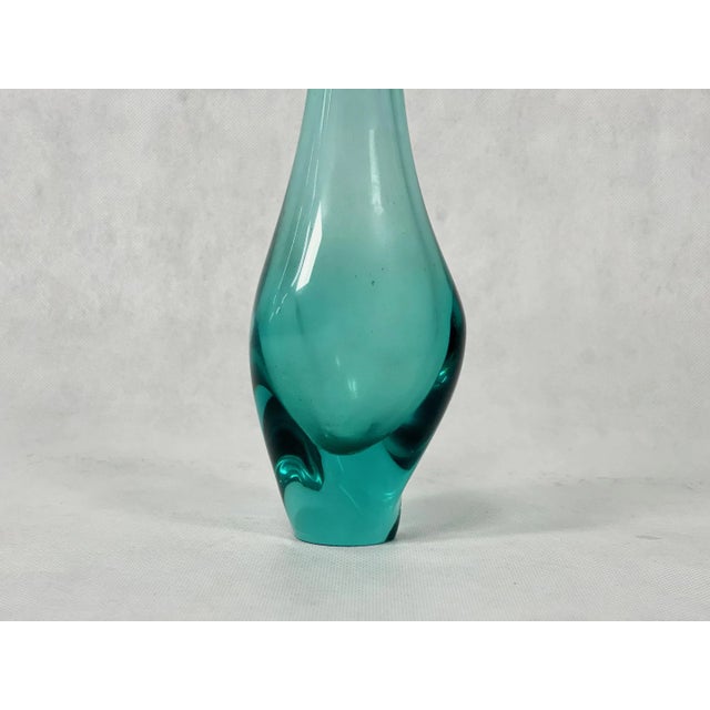 1960s Art Glass Vase attributed to Miloslav Klinger for Železný Brod, 1960s For Sale - Image 5 of 8
