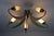 Mid-Century Brass and Glass 5-Arm Sputnik Chandelier, Germany, 1960s For Sale - Image 4 of 12