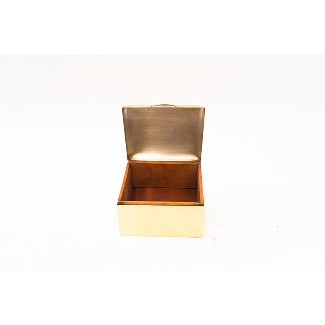 Gold Art Deco Jewelry Box, Vienna, 1920s For Sale - Image 8 of 10