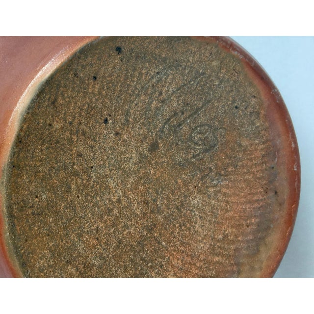 Ceramic Large Raku Fired Earthenware Vase - By Nancy Niles - For Sale - Image 7 of 8