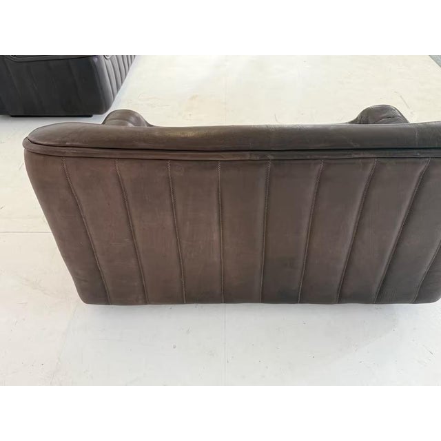 DS 84 Neck Leather Sofa from de Sede, Set of 2 For Sale - Image 17 of 18