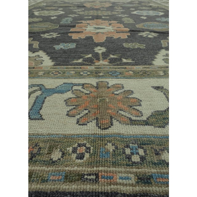 Early 21st Century Turkish Oushak Rug 9'3" x 12'3" #17183 For Sale - Image 5 of 8