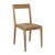 Simple modern natural teak wood dining chair perfect for outdoor or indoor use. Classic slatted seat. Each slightly unique...