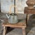 Small Occasional Stool in Upcycled Teak with Traces of Green Chrome on the Top, 1990s For Sale - Image 9 of 11