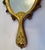 Italian Vintage Italian Gilt Wood and Walnut Hand Mirror For Sale - Image 3 of 8