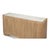 Brown Modern Sideboard with Marble Top, 72 Inches For Sale - Image 8 of 10