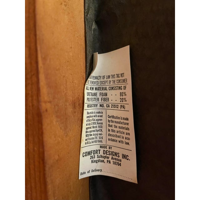 Wood Rare Adrian Pearsall Split Reed Wing Chair For Sale - Image 7 of 9