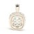 Stones: blue topaz cushion checkerboard Length: 1.5 in. Width: 1 in. Weight: 13.9 dwts. / 21.6 grams Stamps: "925" *Slane...