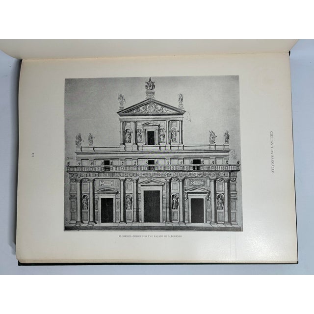 1920s Illustrated Folio Volume Set, Carl Von Stegmann's the Architecture of the Renaissance in Tuscany - 2 Books For Sale - Image 10 of 12