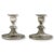 Vintage Silver-Plate Candle Holders For Sale - Image 4 of 4