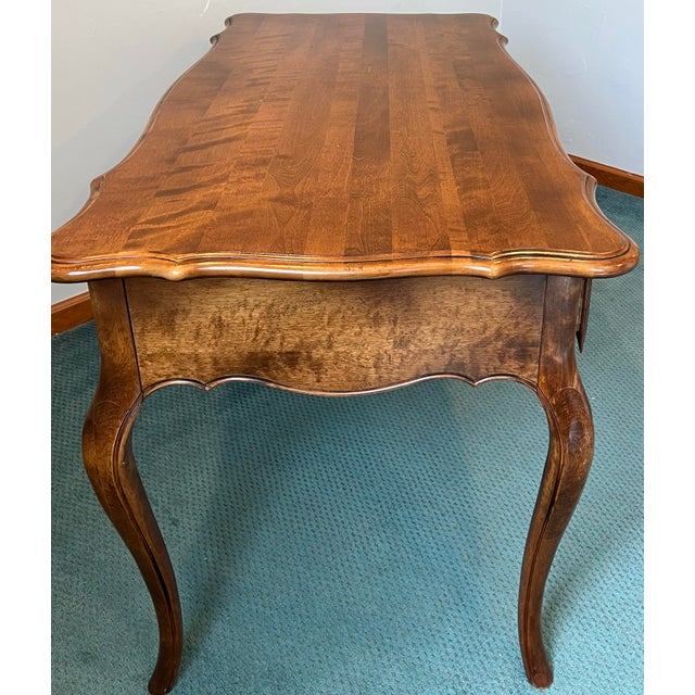 Ethan Allen Country French Writing Desk For Sale - Image 9 of 11