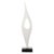 Black Fluid Drop White Stone Sculpture For Sale - Image 8 of 8