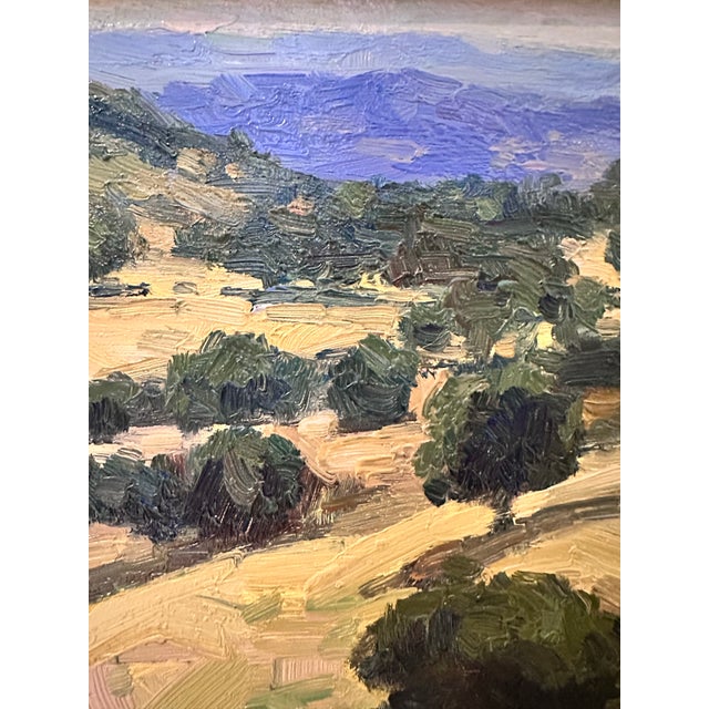 1990s Beautiful Signed Landscape Painting For Sale - Image 5 of 12
