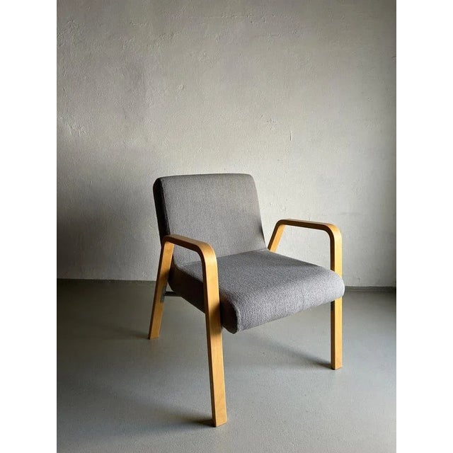 Scandinavian Gray Easy Chair | 1980s For Sale - Image 12 of 12
