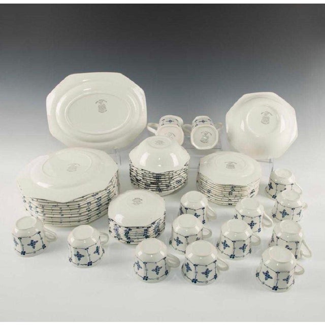 53 Pieces Royal Staffordshire Homespun Ironstone J&g Meakin China