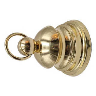 Mid-Century Modern Brass Doorstop by Luigi Caccia Dominioni for Azucena, 1950s For Sale