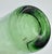 1970s Villeroy & Boch Green Optic Ribbed Tapered Fluted Glass Bud Vase For Sale - Image 5 of 8
