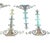 Set of 6 Vintage Ornate Wrought Metal Door Strap Hinge Covers Architectural Salvage For Sale - Image 10 of 12
