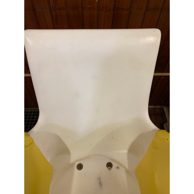 Mid Century Swivel Space Age Chair in the Style of Morris Futorian For Sale - Image 9 of 9