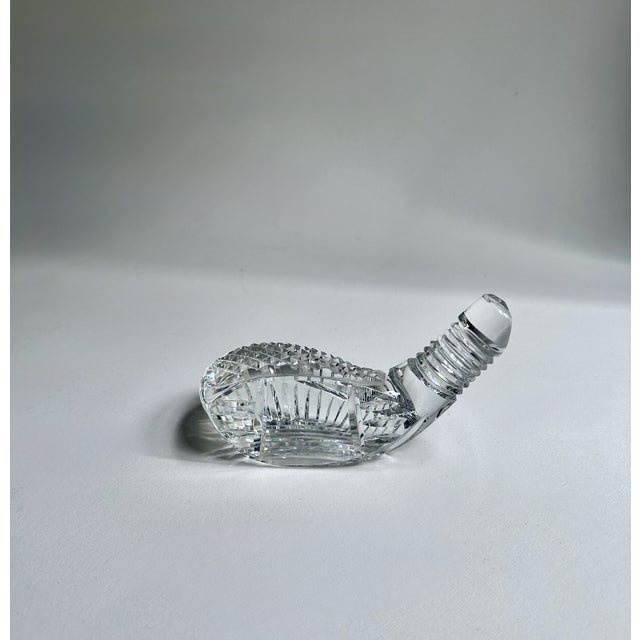 Modern Vintage Waterford Crystal Driver Head Paper Weight For Sale - Image 3 of 17