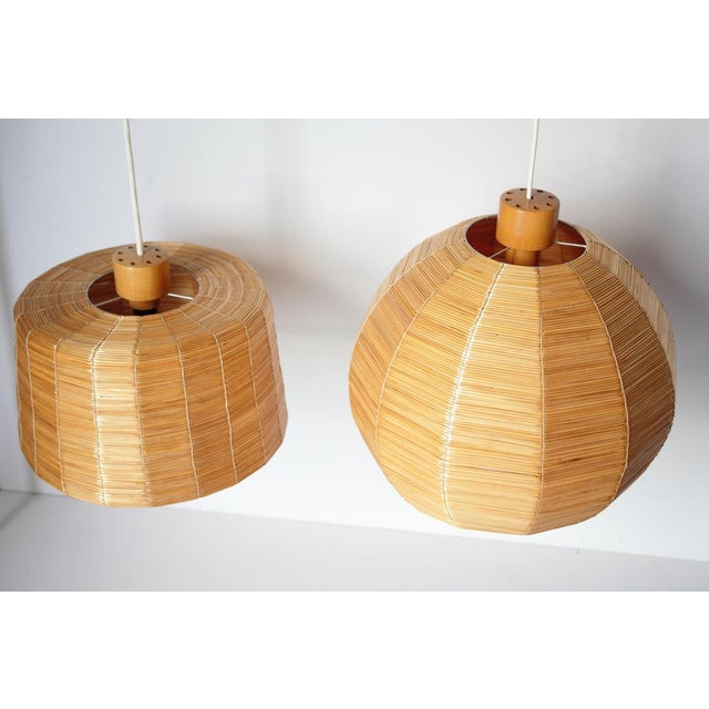1970s Mid-Century Czechoslovakian Pendant Lights by Stanislav Kucera for Uluv, 1970s, Set of 2 For Sale - Image 5 of 18