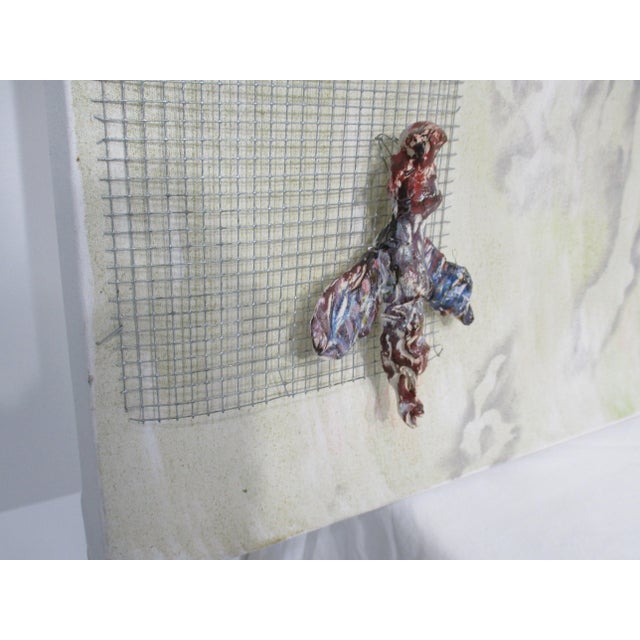 Mid Century Painting " Life of Bugs " by Rita Wasserman For Sale - Image 12 of 16