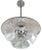 Antique Original Electric Ceiling Light Fixture by Holophane Co. With Benjamin Cluster For Sale In Charlotte - Image 6 of 13