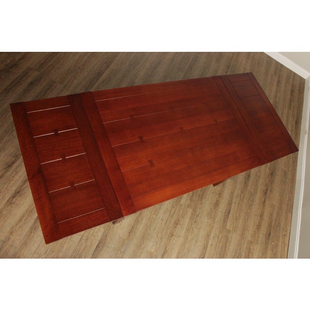 Stickley Stickley Mission Collection Oak Extendable Dining Table For Sale - Image 4 of 12