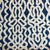Raoul Textiles Suriname in Blue on Natural Linen Fabric- 15 Yards